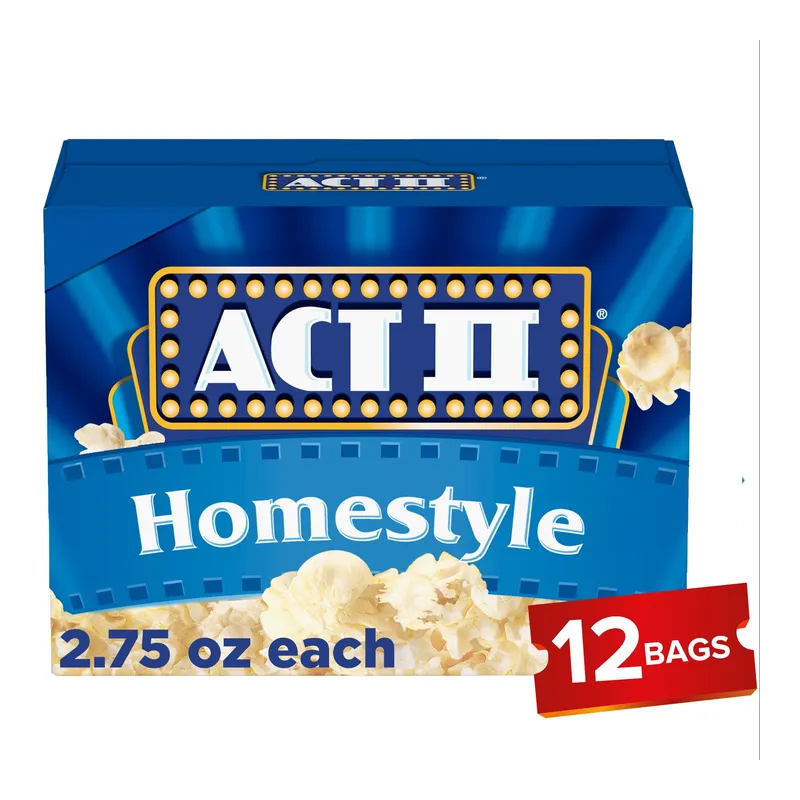 Act II Homestyle Microwave Popcorn