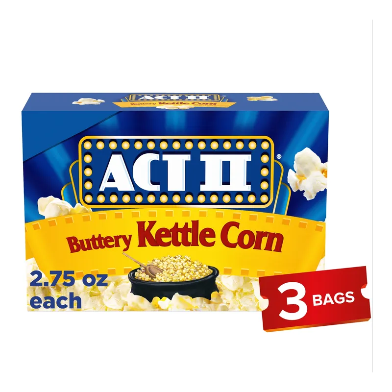 Act II Kettle Corn Microwave Popcorn