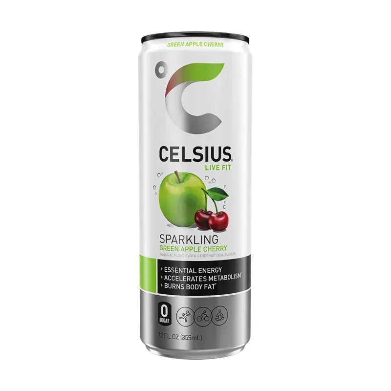 Celsius Energy Drink – Green Apple Cherry