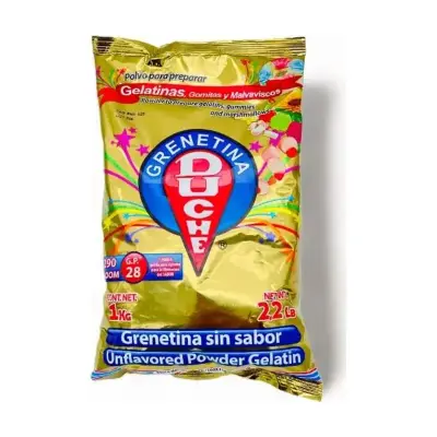 Duche Grenetina Sin Sabor (Unflavored Gelatin)