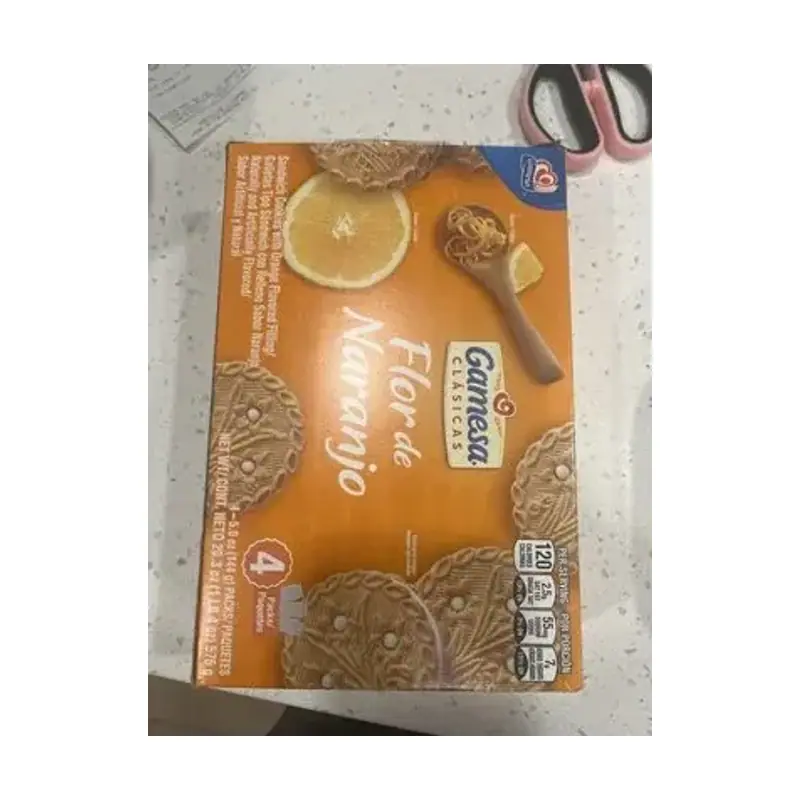 Gamesa Flor de Naranjo Orange Sandwich Cookies (4 pk)
