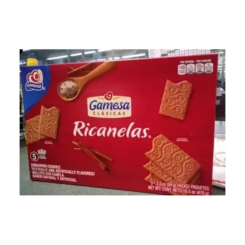 Gamesa Ricanelas Cinnamon Cookies (5 pk)