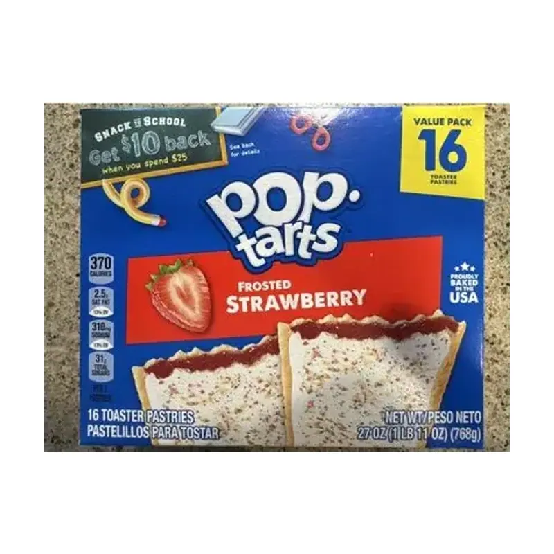 Kellogg's Pop-Tarts Frosted Strawberry (16 ct)