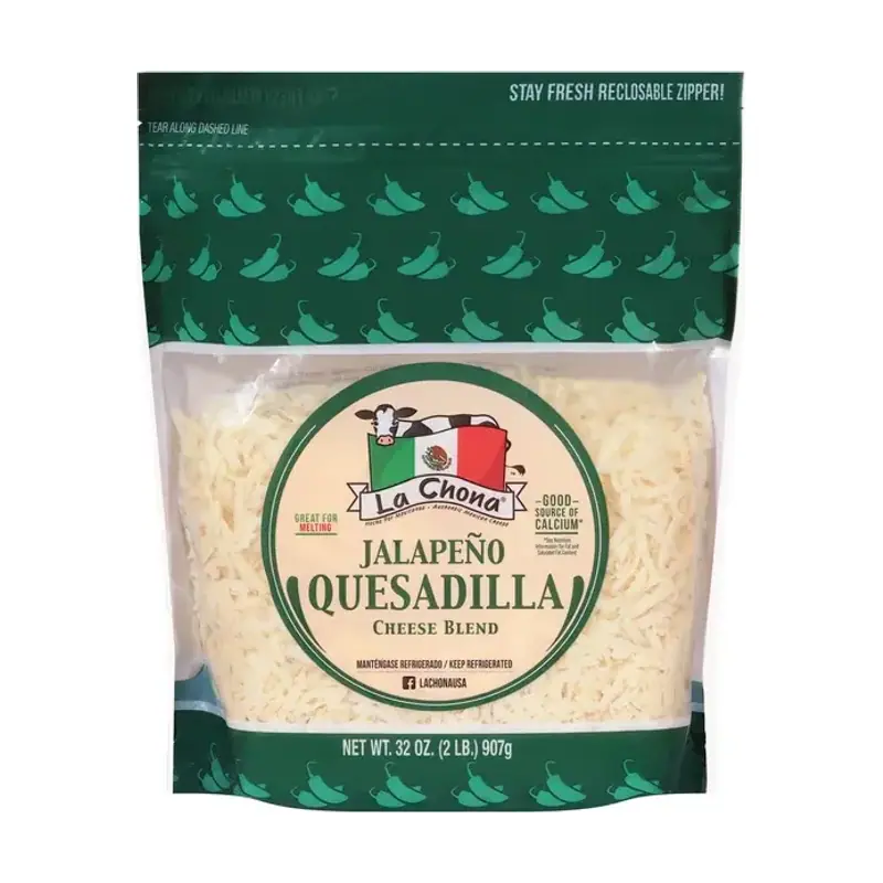 La Chona Quesadilla Cheese (shredded) – Jalapeño Quesadilla