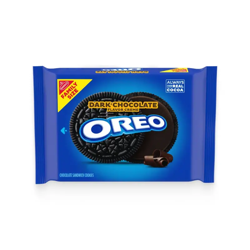 Nabisco Oreo Dark Chocolate Creme Family Size