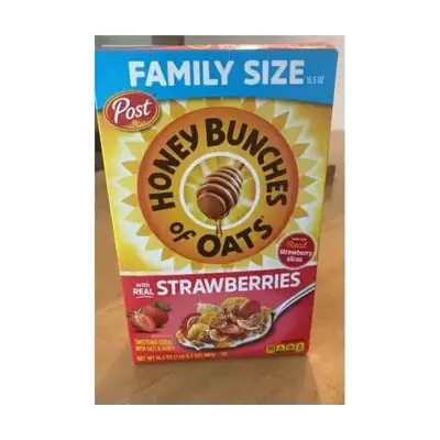 Honey Bunches of Oats with Strawberries Family Size