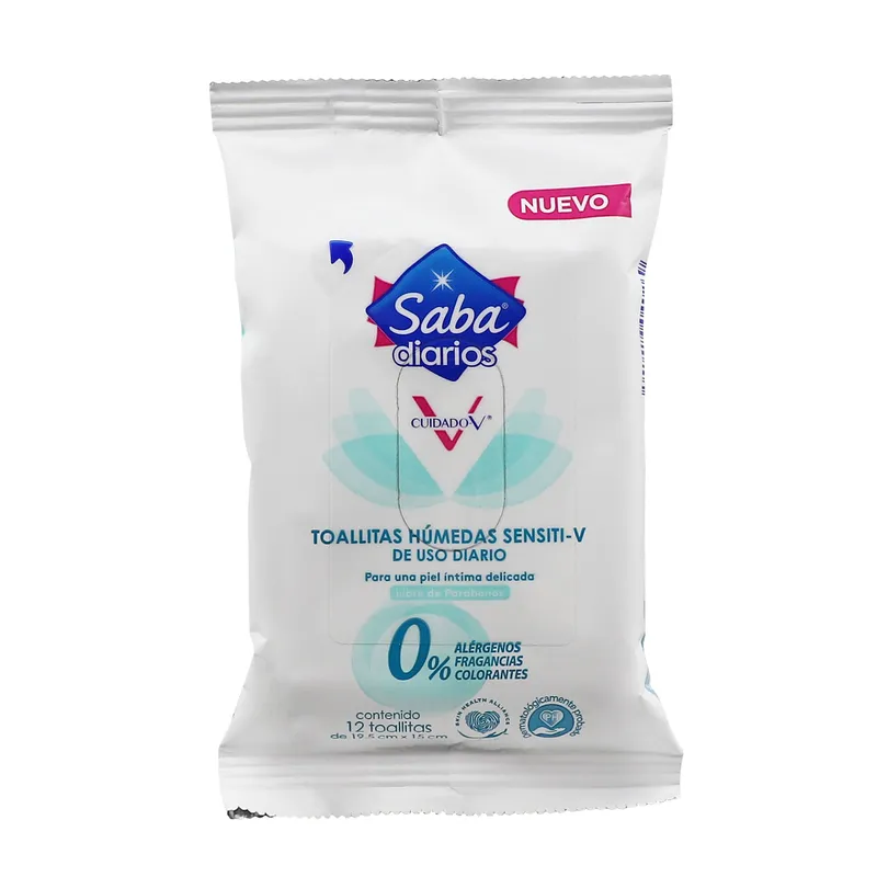 Saba Wet Wipes Sensitive